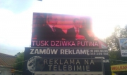 Szokujący billboard w centrum Kielc. Przechodnie bili brawo