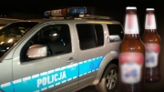 Garwolin: policjanci na sygnale gnali do... śmietnika, żeby wyrzucić butelki po piwie